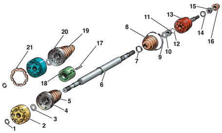 Передний привод (модели с двигателем объемом 1,6 и 1,8 л)