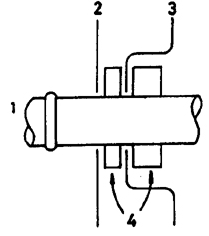 Расположение уплотнительных колец на патрубке радиатора отопителя