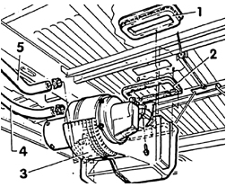 Снятие дополнительного моторчика и радиатора отопителя